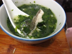 菠菜蓉石斑羹