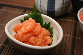 鱈卵明太子三文魚刺身