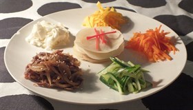 韓國宮廷式九折板