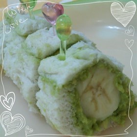 牛油果香蕉細卷